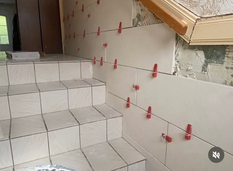 Carrelage mural d'escalier à Commercy - photo de rénovation 2