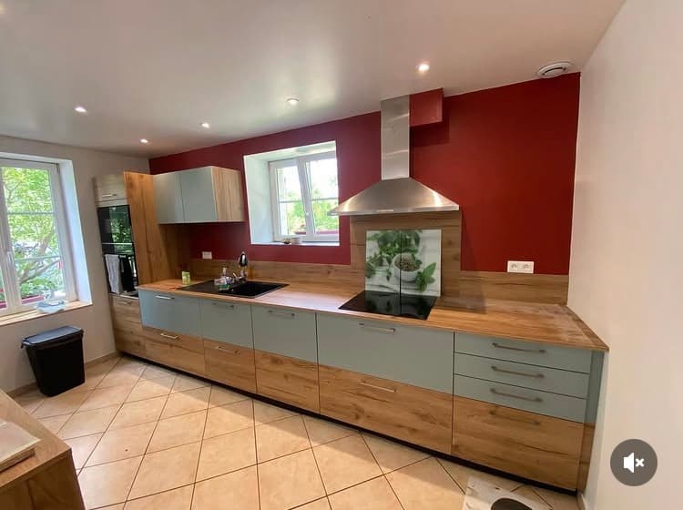 Peinture salle à manger et cuisine à Toul - Toul - chantier rénovation