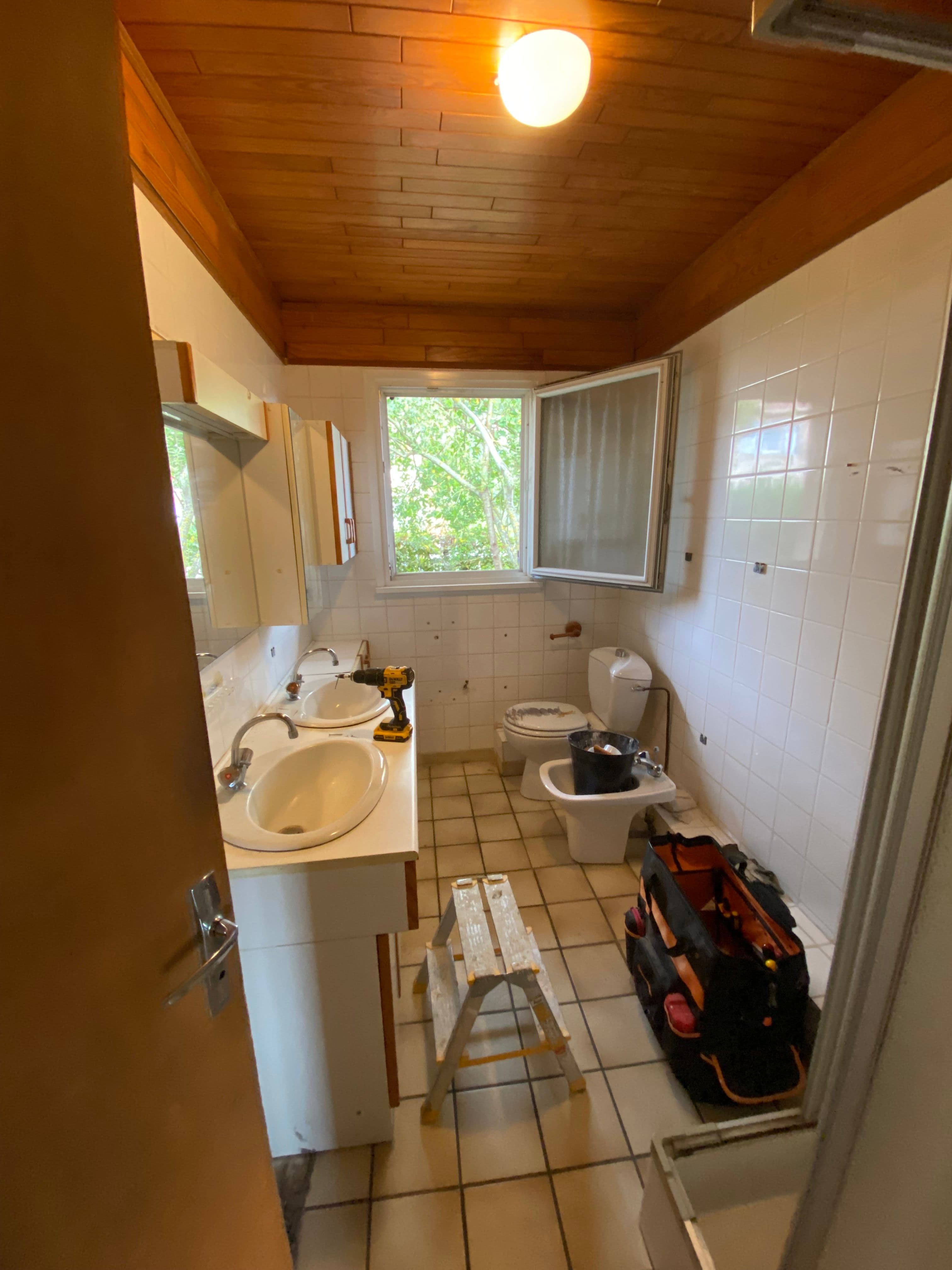 Rénovation Complète d'une Salle de Bain : De la Dépose à la Finition Moderne - photo de rénovation 3