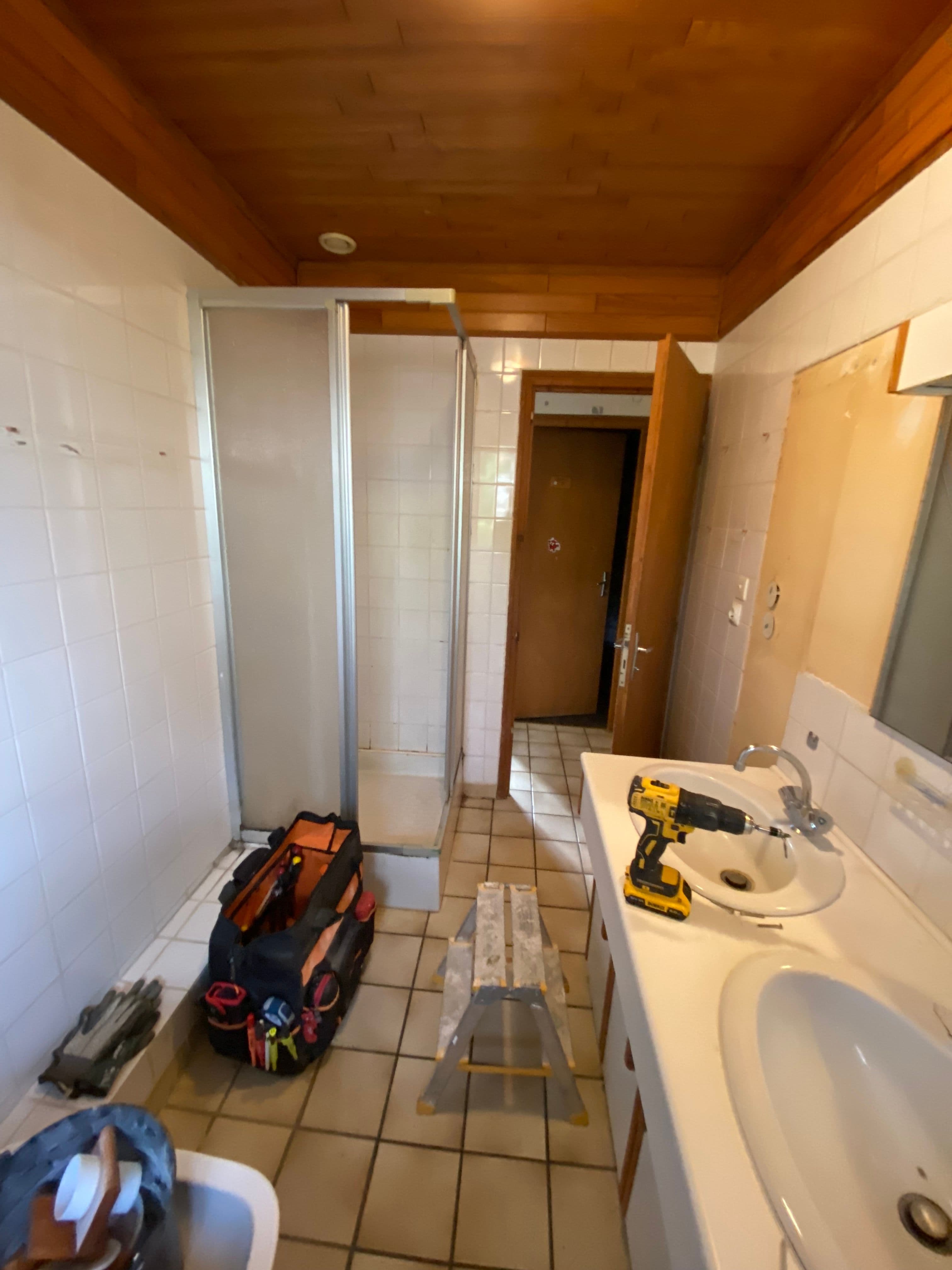 Rénovation Complète d'une Salle de Bain : De la Dépose à la Finition Moderne - photo de rénovation 4