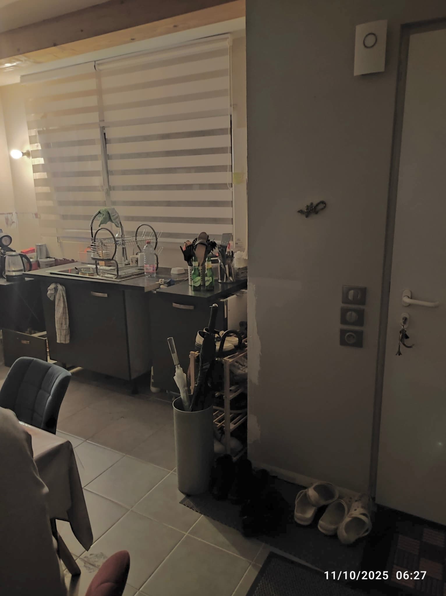 Création d'une cloison avec deux verrières à Jarville-la-Malgrange - photo de rénovation 1