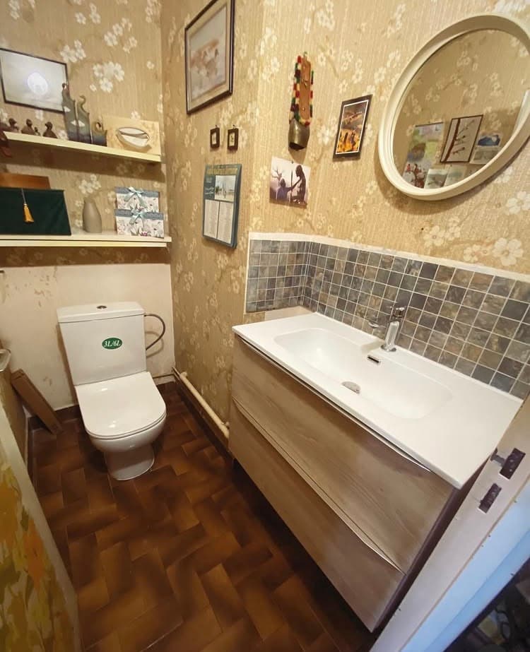 WC et meuble vasque à Tomblaine - Tomblaine - chantier rénovation