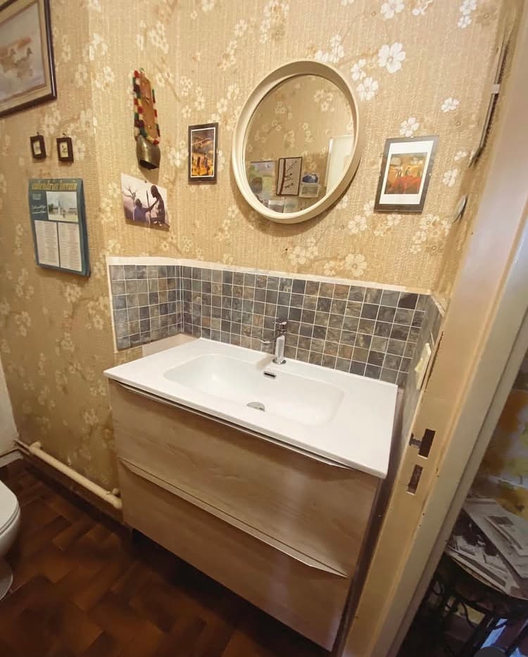 WC et meuble vasque à Tomblaine - photo de rénovation 3