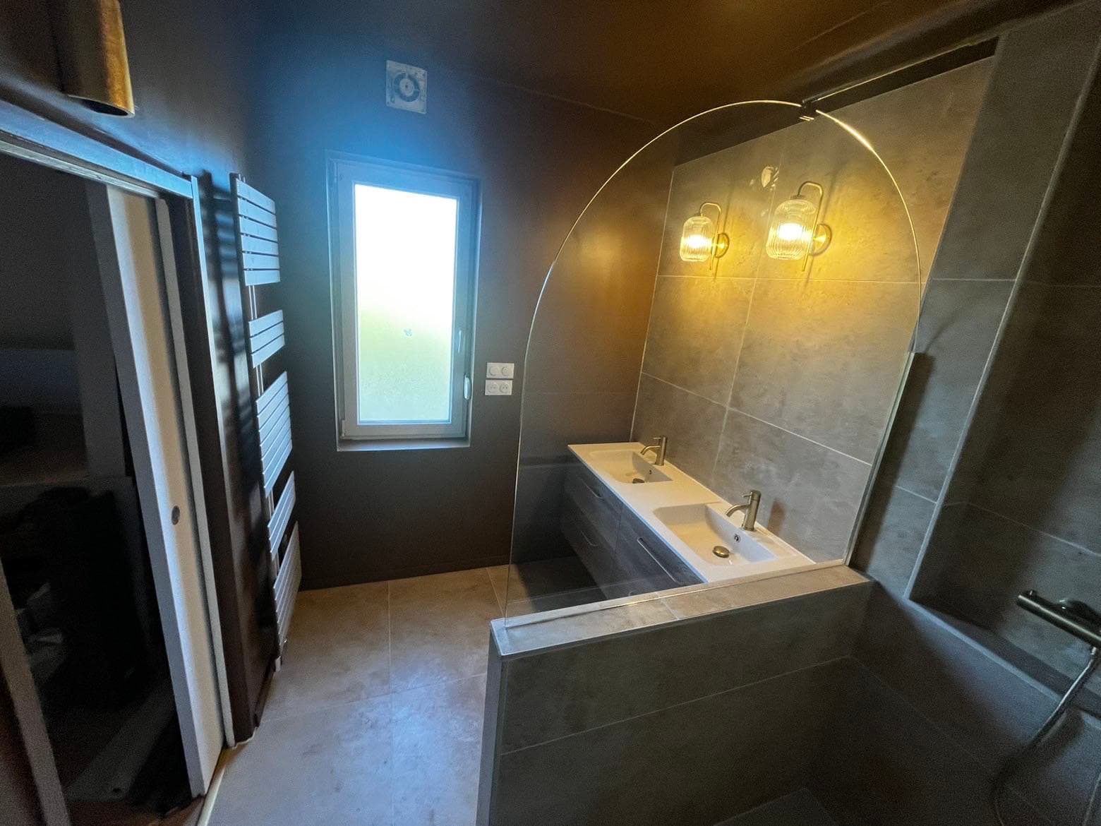 Rénovation complète d'une salle de bain parent à Pagny-sur-Moselle - Pagny-sur-Moselle - chantier rénovation